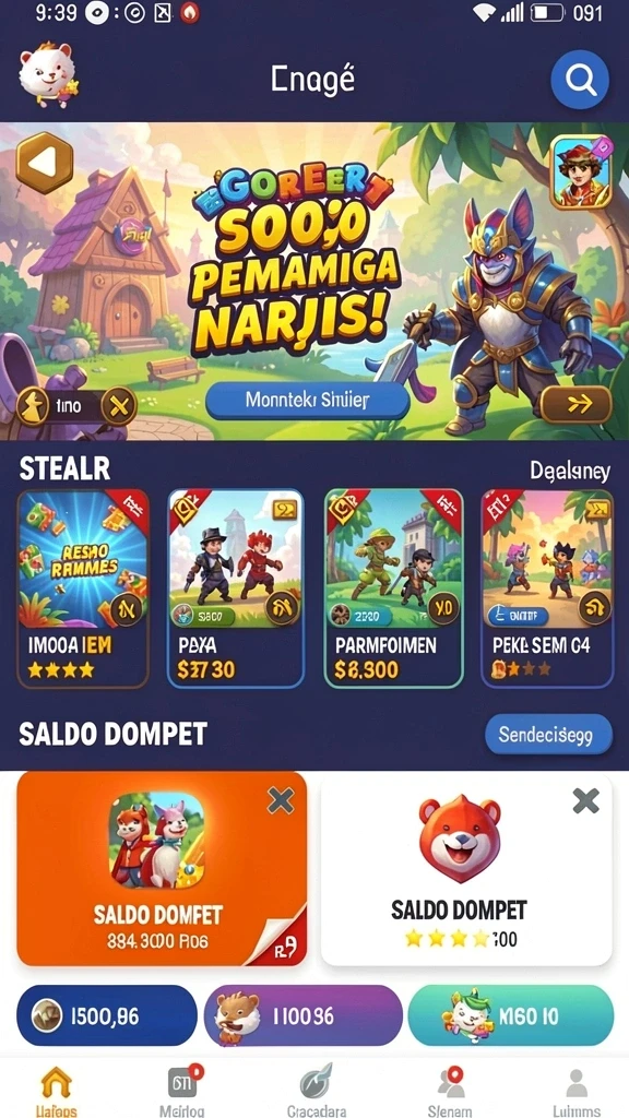 api5000 - Tangkapan layar menampilkan level baru yang menantang.