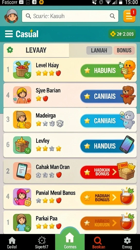 baru01 - Pengguna dapat mengumpulkan berbagai item menarik.