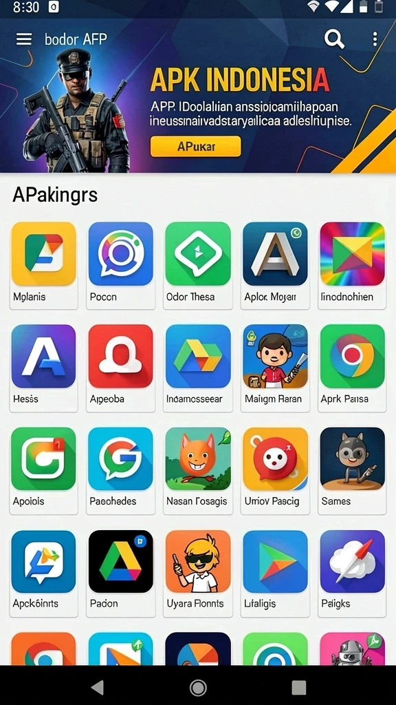 idnraja - Tampilan antarmuka yang sederhana dan menarik.