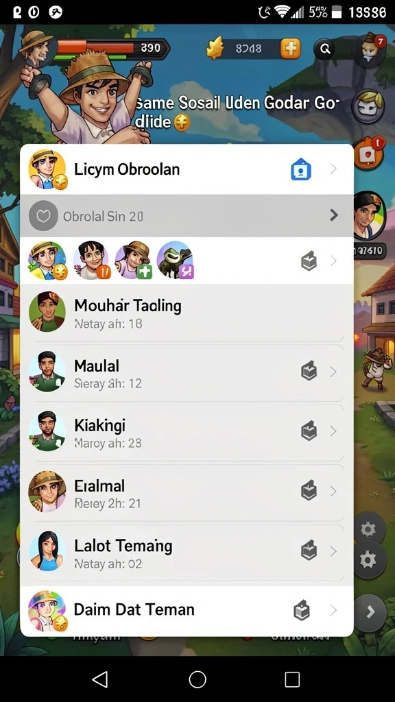 luckytopia - Scene aksi menarik dalam game yang penuh tantangan.